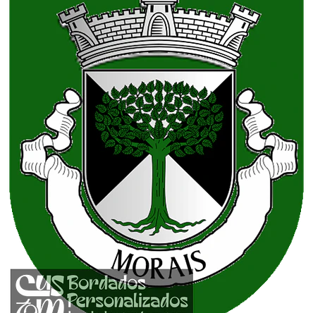 Emblema Bordado Freguesia de Morais (Macedo de Cavaleiros, Bragança) 1