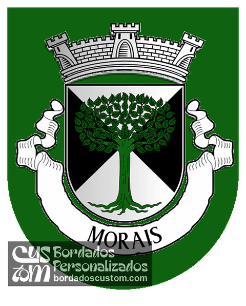 Emblema Bordado Freguesia de Morais (Macedo de Cavaleiros, Bragança)