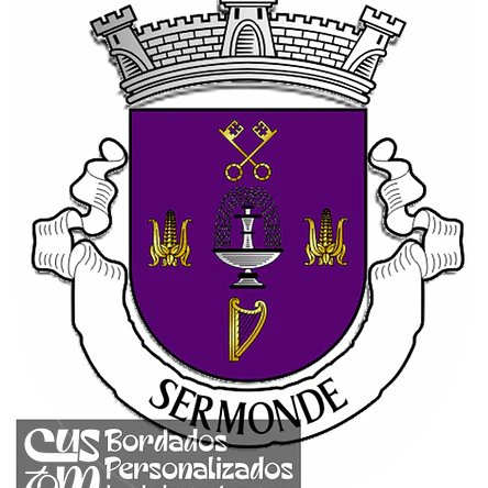 Emblema Bordado Antiga Freguesia de Sermonde (vila Nova de Gaia, Porto) 1