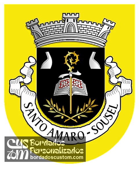 Emblema Bordado Freguesia de Santo Amaro (Sousel, Portalegre)