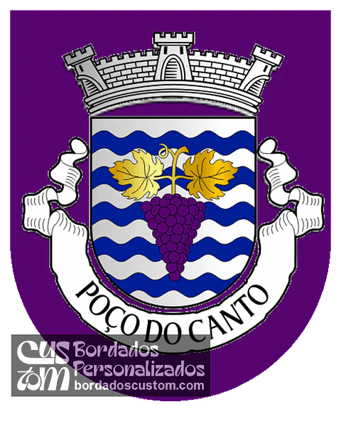 Emblema Bordado Freguesia de Poço do Canto (Mêda, Guarda)