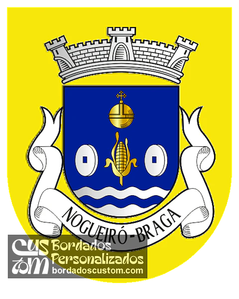 Emblema Bordado Antiga Freguesia de Nogueiró (Braga, Braga)