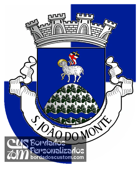 Emblema Bordado Antiga Freguesia de São João do Monte (Tondela, Viseu)