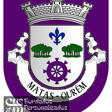Emblema Bordado Antiga Freguesia de Matas (Ourém, Santarém) 1