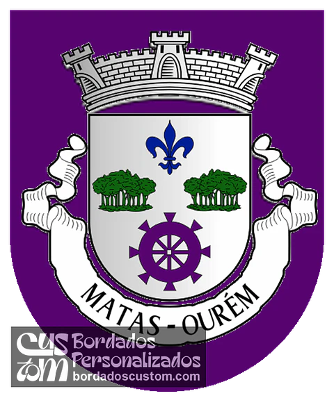 Emblema Bordado Antiga Freguesia de Matas (Ourém, Santarém)