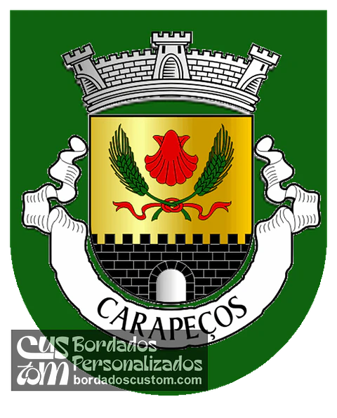 Emblema Bordado Freguesia de Carapeços (Barcelos, Braga)