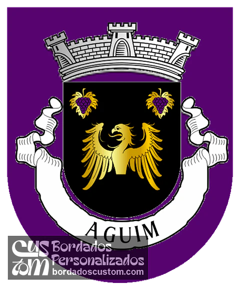 Emblema Bordado Antiga Freguesia de Aguim (Anadia, Aveiro)