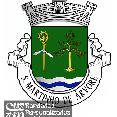 Emblema Bordado Antiga Freguesia de São Martinho de Árvore (Coimbra, Coimbra) 1