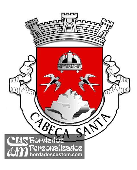 Emblema Bordado Freguesia de Cabeça Santa (Penafiel, Porto)