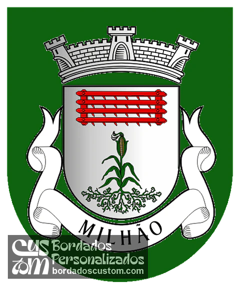 Emblema Bordado Antiga Freguesia de Milhão (Bragança, Bragança)