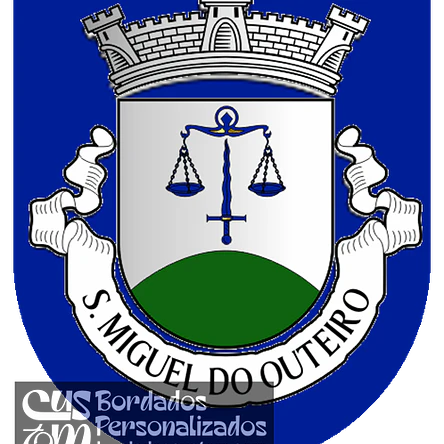 Emblema Bordado Antiga Freguesia de São Miguel do Outeiro (Tondela, Viseu) 1