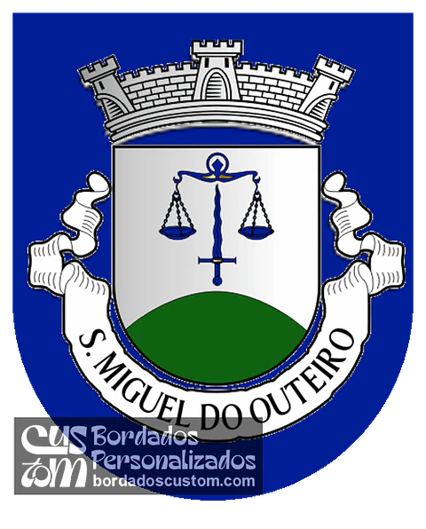 Emblema Bordado Antiga Freguesia de São Miguel do Outeiro (Tondela, Viseu)