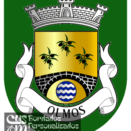 Emblema Bordado Freguesia de Olmos (Macedo de Cavaleiros, Bragança) 1