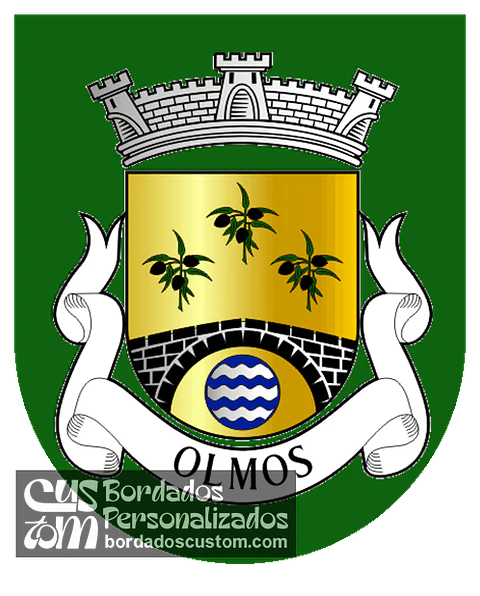 Emblema Bordado Freguesia de Olmos (Macedo de Cavaleiros, Bragança)