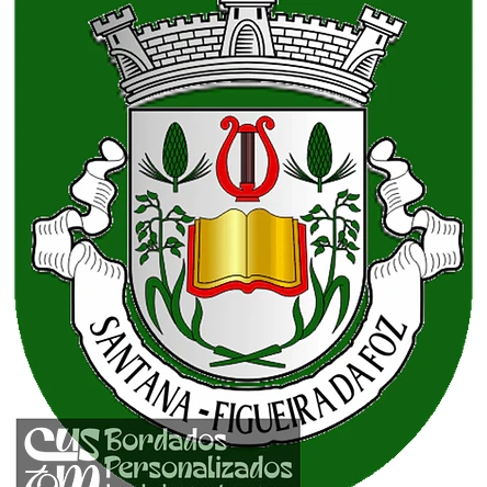 Emblema Bordado Antiga Freguesia de Santana (Figueira da Foz, Coimbra) 1