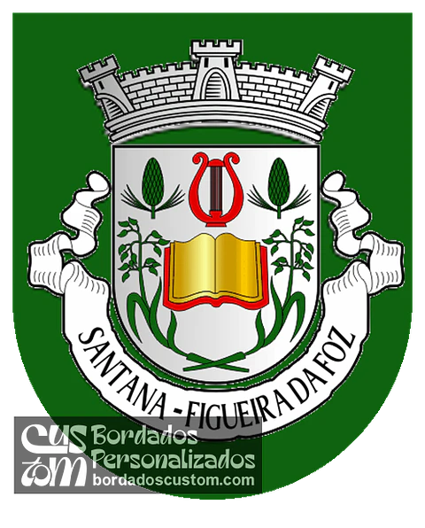 Emblema Bordado Antiga Freguesia de Santana (Figueira da Foz, Coimbra)