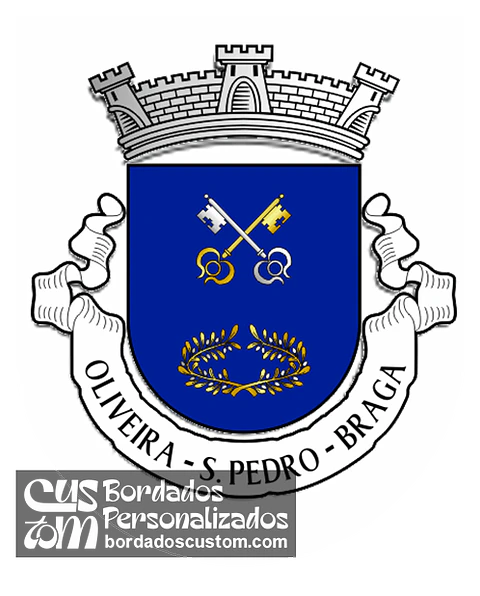 Emblema Bordado Antiga Freguesia de Oliveira (São Pedro) (Braga, Braga)