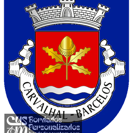 Emblema Bordado Freguesia de Carvalhal (Barcelos, Braga) 1
