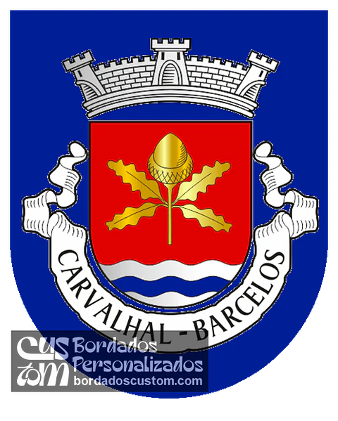 Emblema Bordado Freguesia de Carvalhal (Barcelos, Braga)