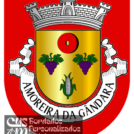 Emblema Bordado Antiga Freguesia de Amoreira da Gândara (Anadia, Aveiro) 1