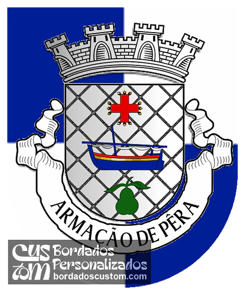 Emblema Bordado Freguesia de Armação de Pêra (Silves, Faro)