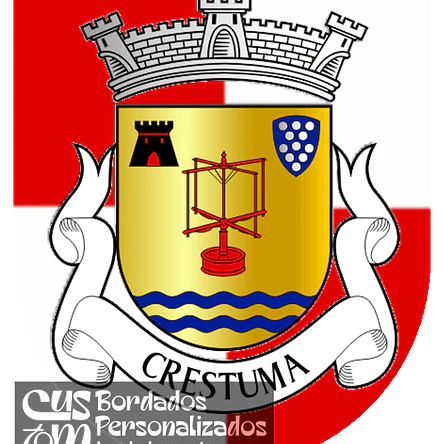 Emblema Bordado Antiga Freguesia de Crestuma (Vila Nova de Gaia, Porto) 1