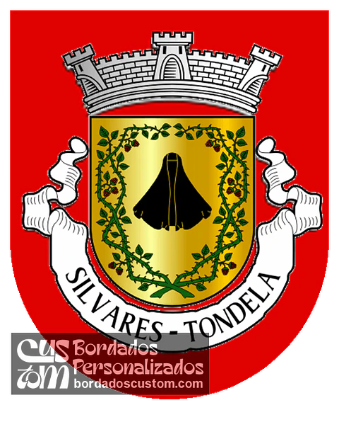 Emblema Bordado Antiga Freguesia de Silvares (Tondela, Viseu)