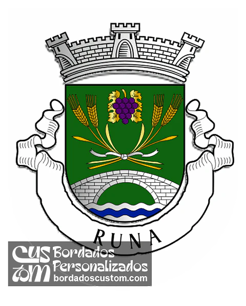 Emblema Bordado Antiga Freguesia de Runa (Torres Vedras, Lisboa)