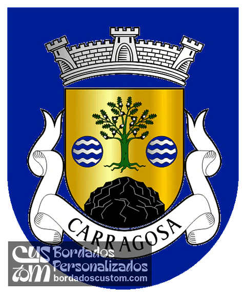 Emblema Bordado Freguesia de Carragosa (Bragança, Bragança)