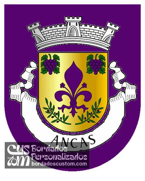 Emblema Bordado Antiga Freguesia de Ancas (Anadia, Aveiro)