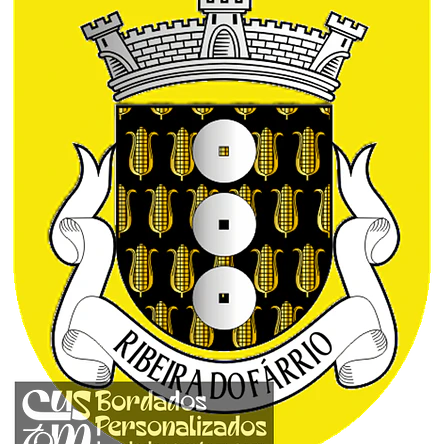 Emblema Bordado Antiga Freguesia de Ribeira do Fárrio (Ourém, Santarém) 1
