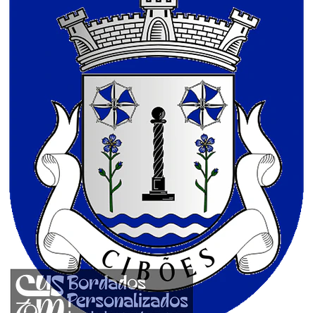 Emblema Bordado Antiga Freguesia de Cibões (Terras de Bouro, Braga) 1