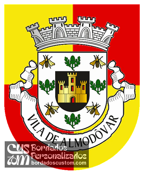 Emblema Bordado Município de Almodôvar (Beja)