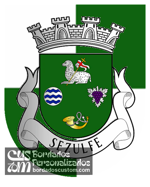 Emblema Bordado Freguesia de Sezulfe (Macedo de Cavaleiros, Bragança)
