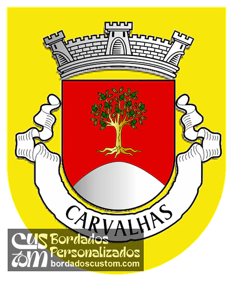 Emblema Bordado Freguesia de Carvalhas (Barcelos, Braga)