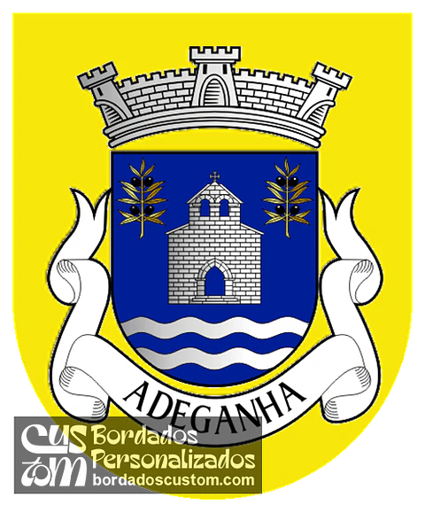 Emblema Bordado Antiga Freguesia de Adeganha (Torre de Moncorvo, Bragança)
