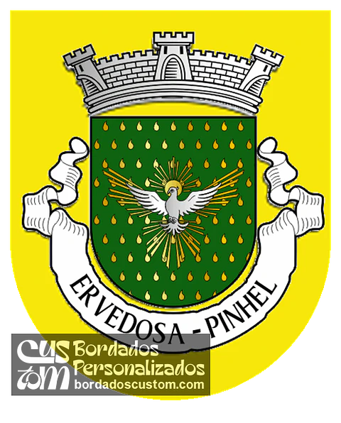 Emblema Bordado Freguesia de Ervedosa (Pinhel, Guarda)