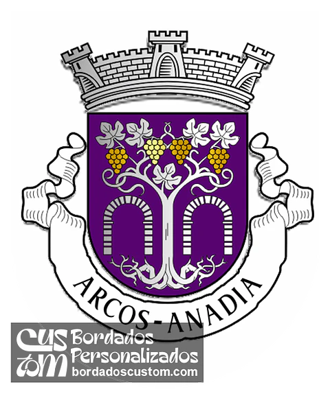 Emblema Bordado Antiga Freguesia de Arcos (Anadia, Aveiro)