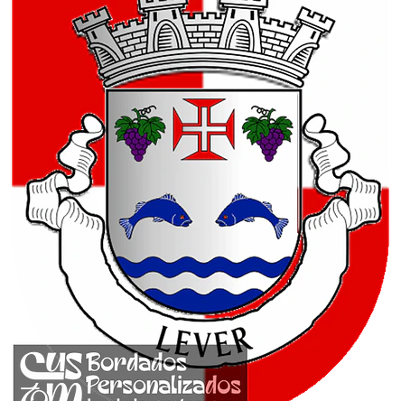 Emblema Bordado Antiga Freguesia de Lever (Vila Nova de Gaia, Porto) 1