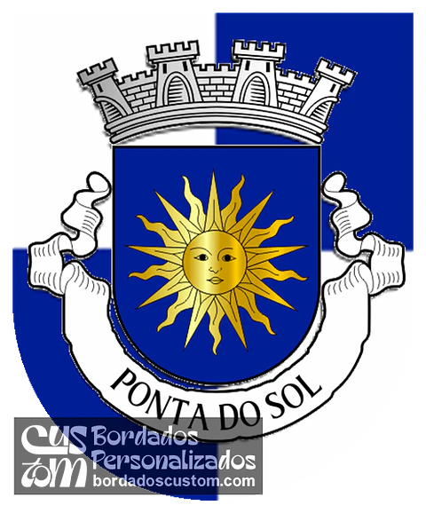Emblema Bordado Município de Ponta do Sol (Madeira)