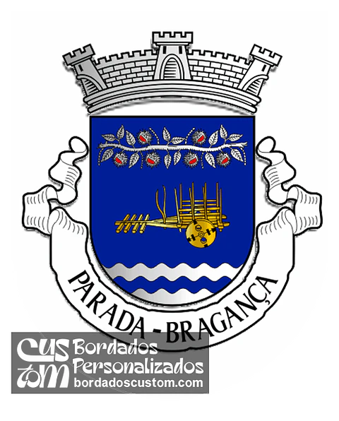 Emblema Bordado Antiga Freguesia de Parada (Bragança, Bragança)