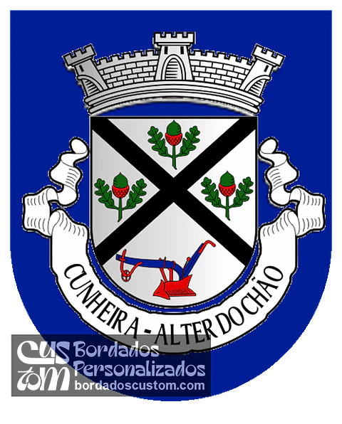 Emblema Bordado Freguesia de Cunheira (Alter do Chão, Portalegre)