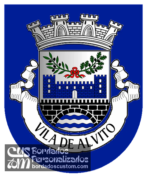 Emblema Bordado Município de Alvito (Beja)