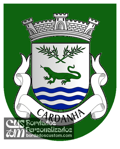 Emblema Bordado Antiga Freguesia de Cardanha (Torre de Moncorvo, Bragança)