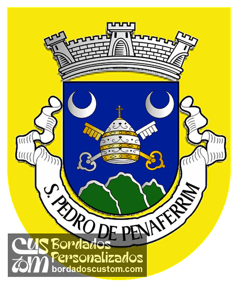 Emblema Bordado Antiga Freguesia de Sintra (São Pedro de Penaferrim) (Sintra, Lisboa)