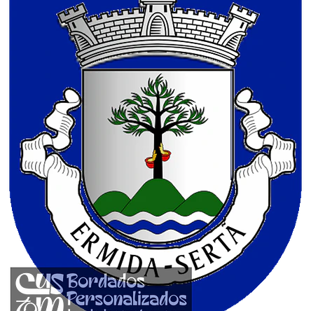 Emblema Bordado Antiga Freguesia de Ermida (Sertã, Castelo Branco) 1