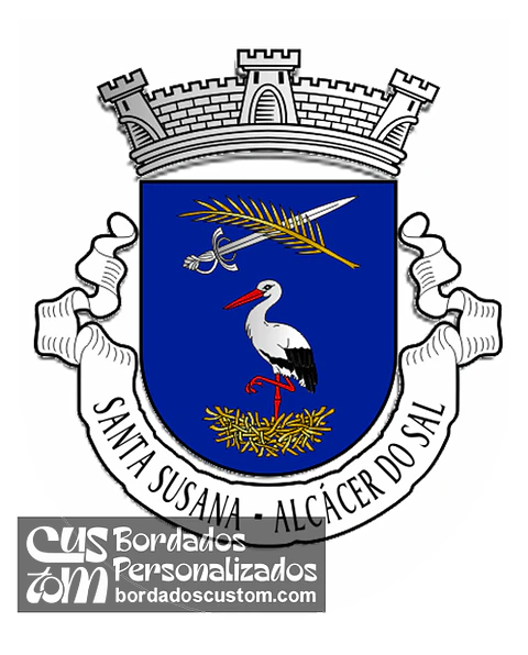 Emblema Bordado Antiga Freguesia de Santa Susana (Alcácer do Sal, Setúbal)
