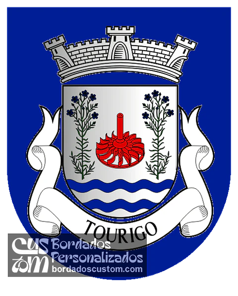 Emblema Bordado Antiga Freguesia de Tourigo (Tondela, Viseu)
