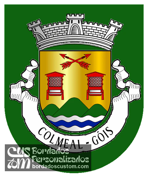 Emblema Bordado Antiga Freguesia de Colmeal (Góis, Coimbra)