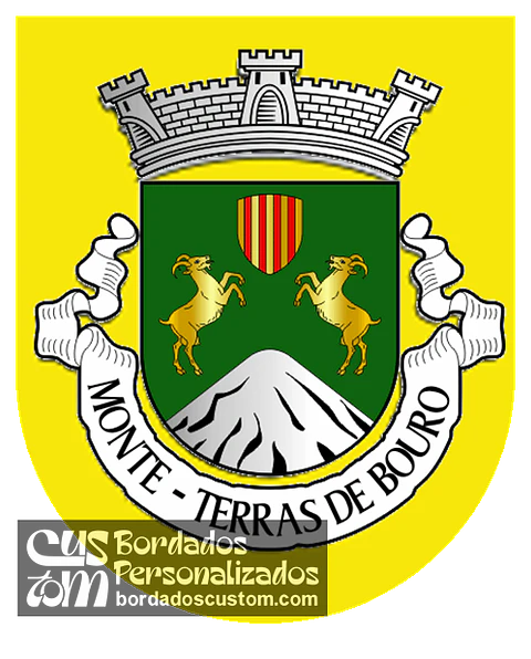 Emblema Bordado Antiga Freguesia de Monte (Terras de Bouro, Braga)